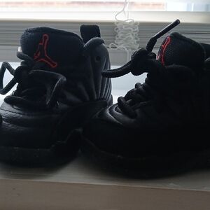 Kids Black Jordan Shoes